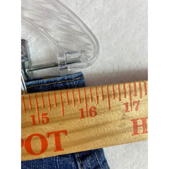 COS JEANS Women's Blue Denim Embellished Capri Pants Size 12‎ - Picture 5 of 11